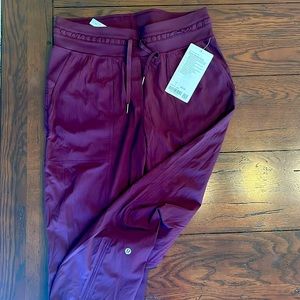 New with tags on - Lululemon Dance Studio Crop - wine colored